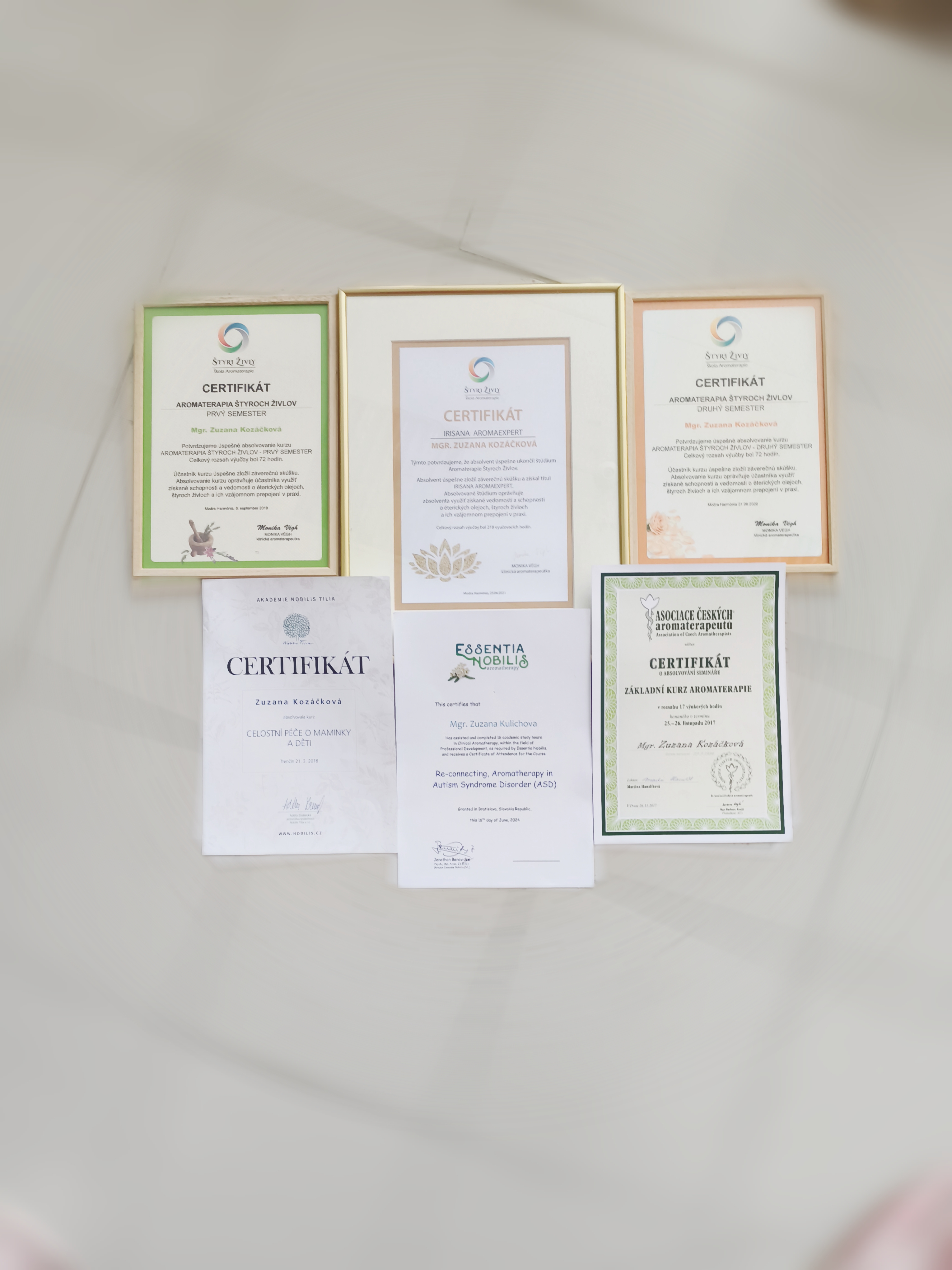 Kurzy aromaterapie Zuzana Kulichová